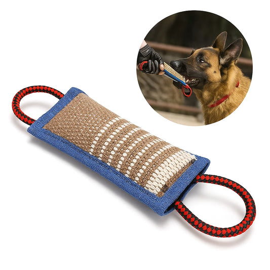 Durable Dog Tug Toy With 2 Rope Handles For Training