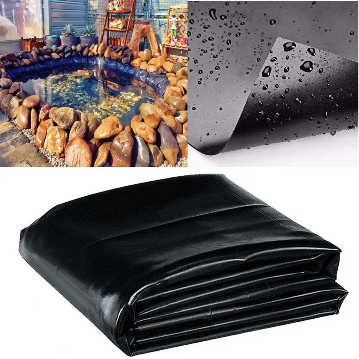 Durable HDPE Fish Pond Liner Garden Pools Waterproof