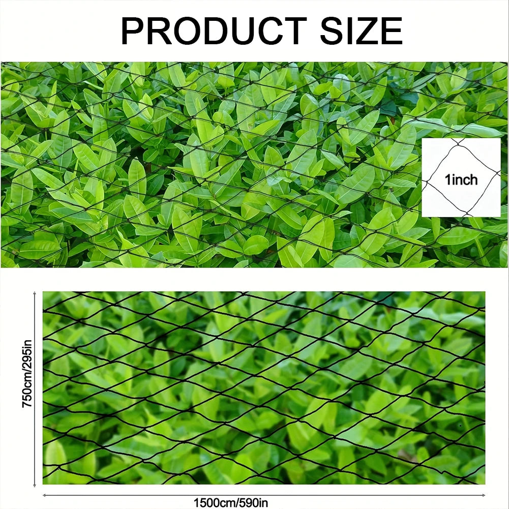 MOJOYCE Nylon Bird Netting Mesh Hawk Netting for Garden