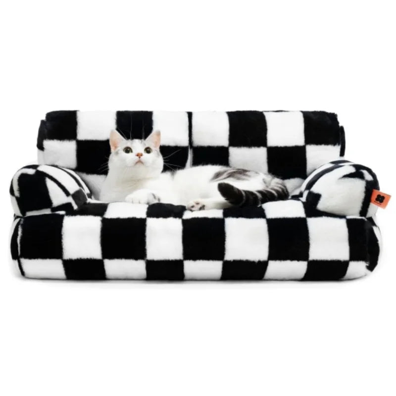 MEWOOFUNCN Pet Couch Bed For Cats And Small Dogs