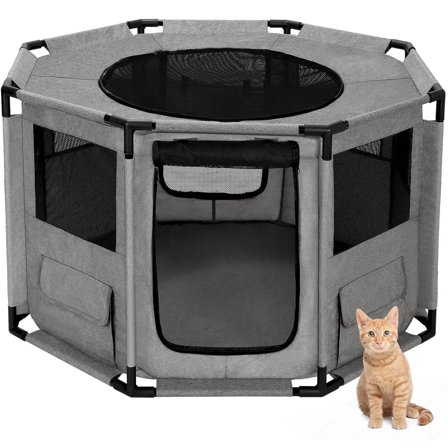 CN Guangdong Dog Playpen Portable Pet Exercise Cage Indoor Outdoor