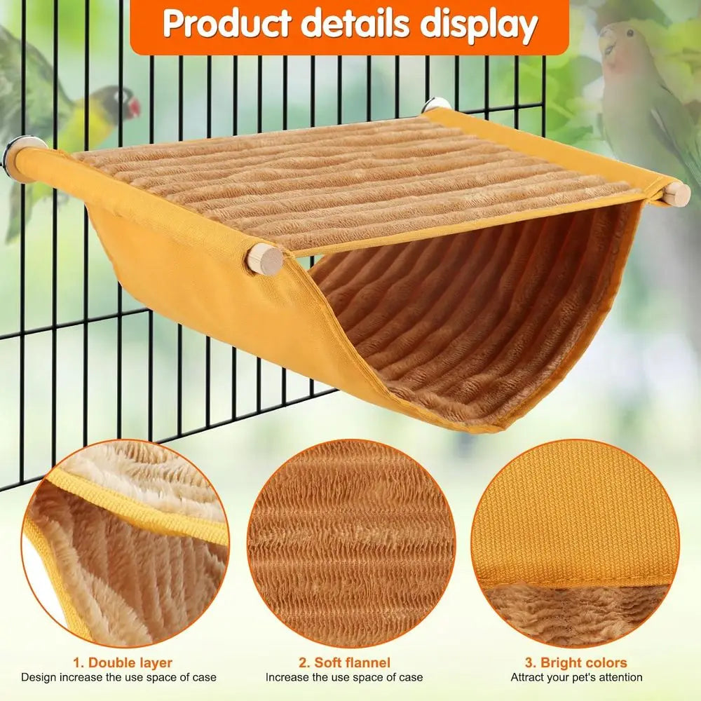 Winter Warm Bird Nest Bed Hammock For Parakeet Budgie Cockatiel