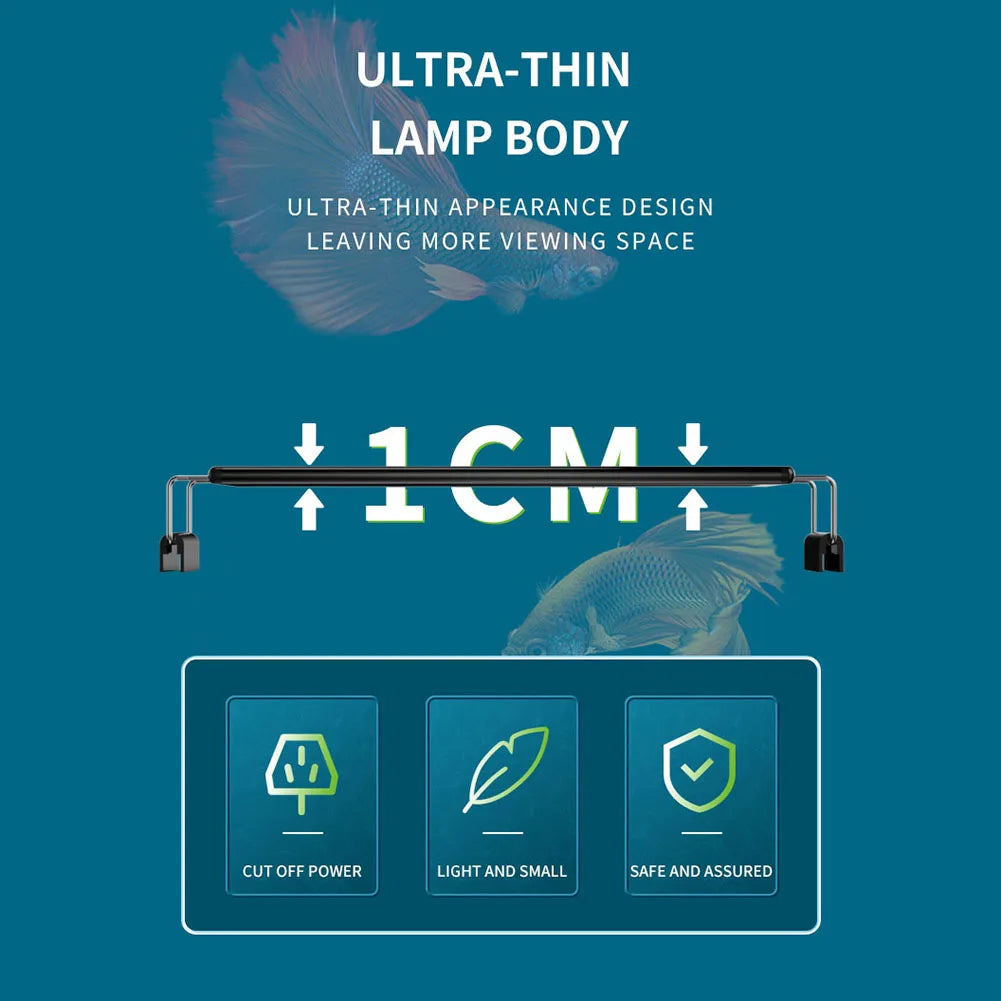 Fixure 5W LED Aquarium Light For Plants With Three Colors