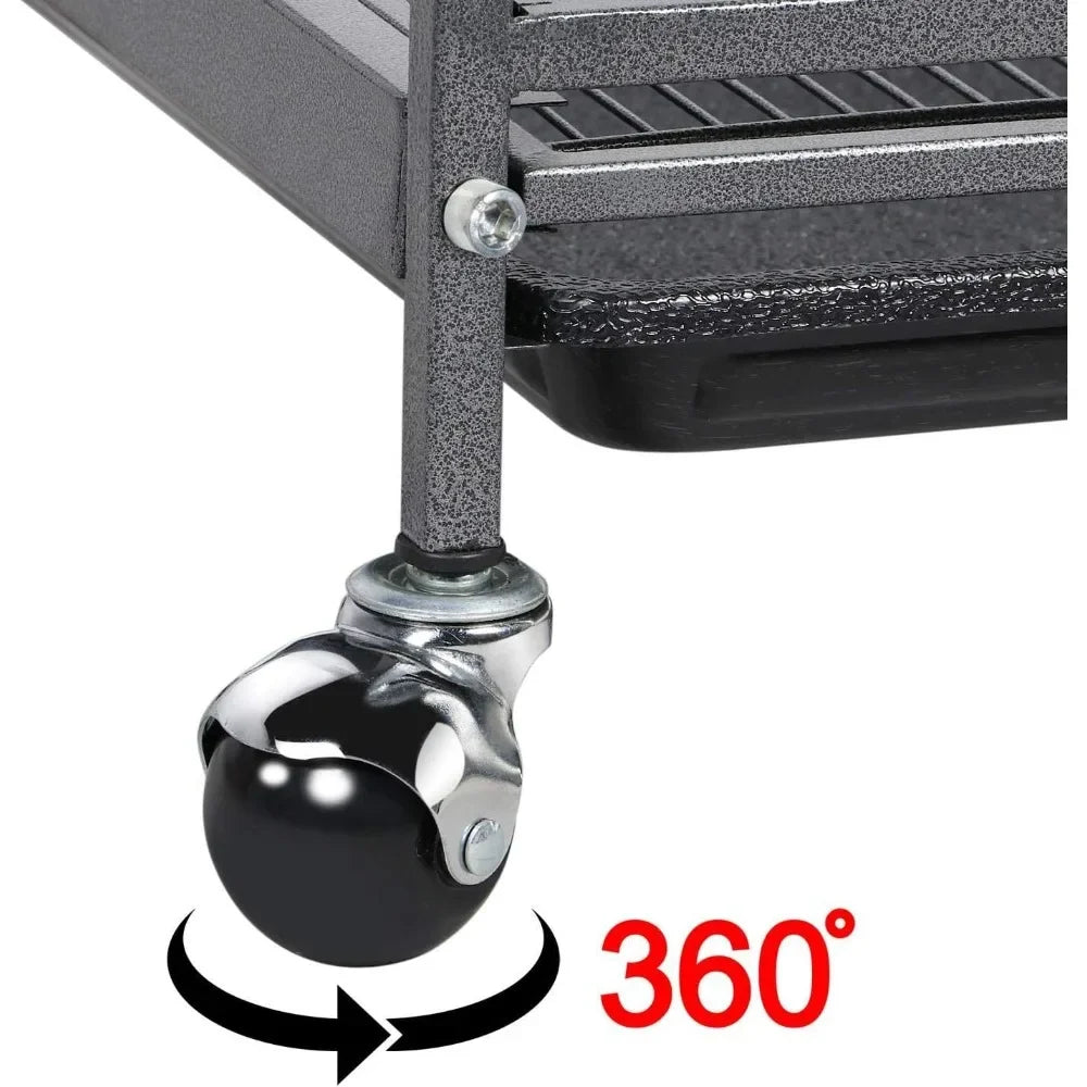 Metal Ferret Cage 6 Levels Front Doors With Wheels