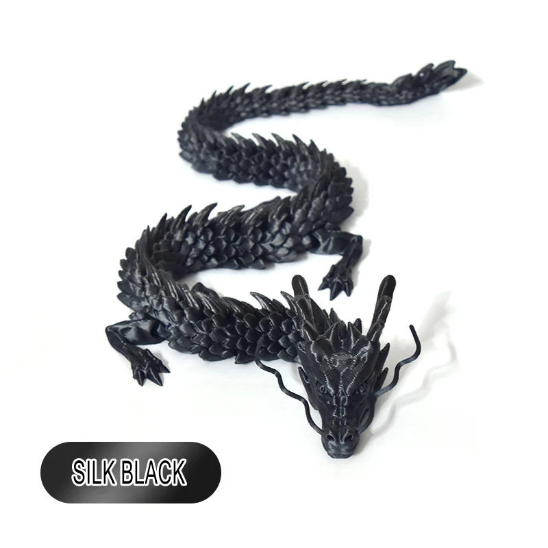 3D Printed Dragon Figurine Ornament For Plants Rockery Aquarium