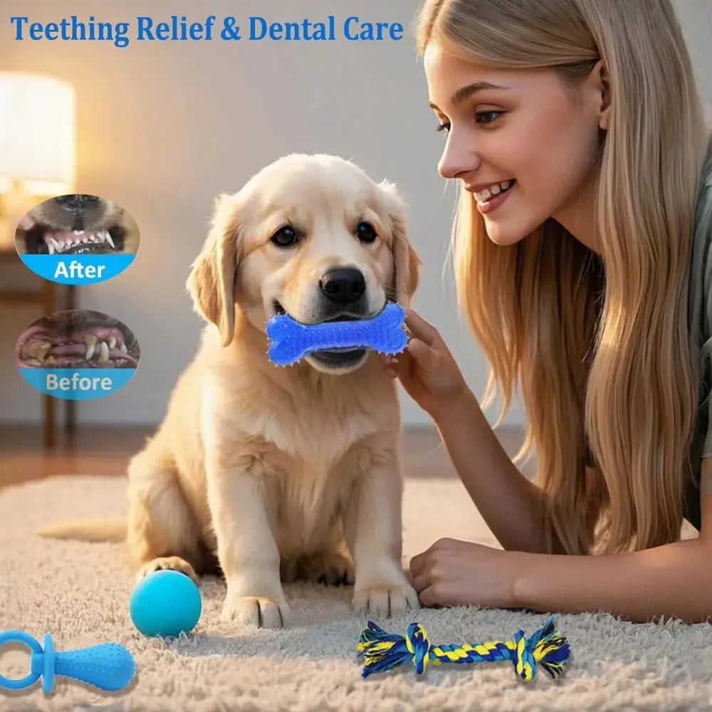 Puppy Chew Toys Bundle For Small Dogs 20 Pack Rubber