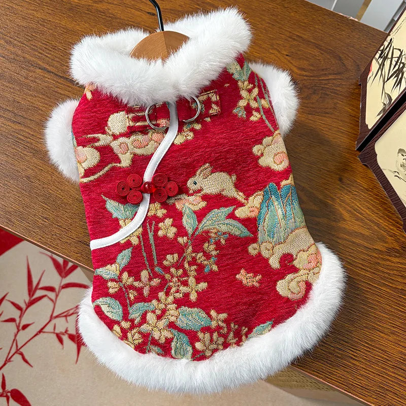 DKSTINYE Velvet Pet Vest For Cat And Dog Winter Wear