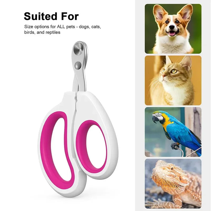 NONECN Pet Nail Clipper for Cats and Small Animals Grooming