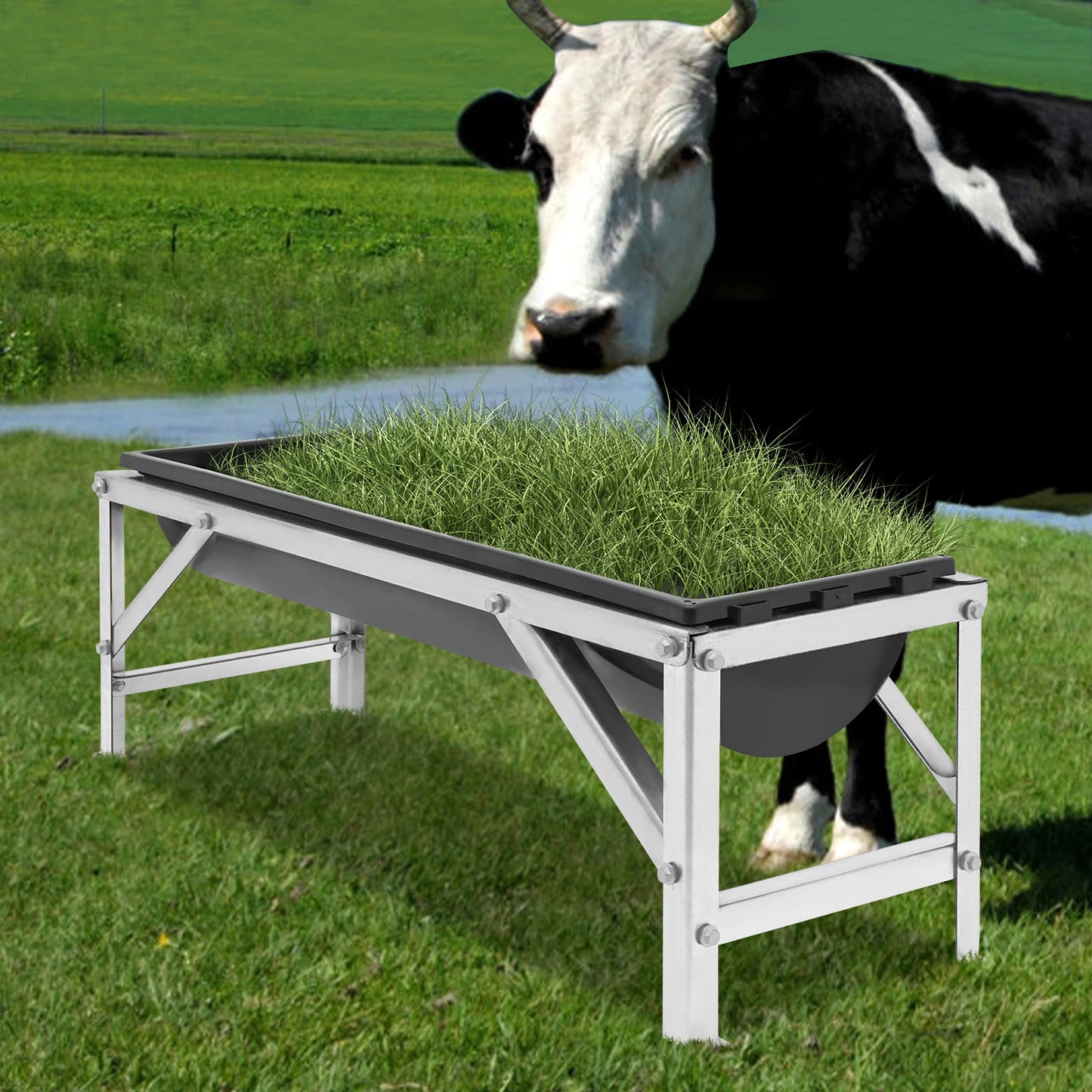 Livestock Feeder Trough For Cattle Sheep Horses Ranch Farm