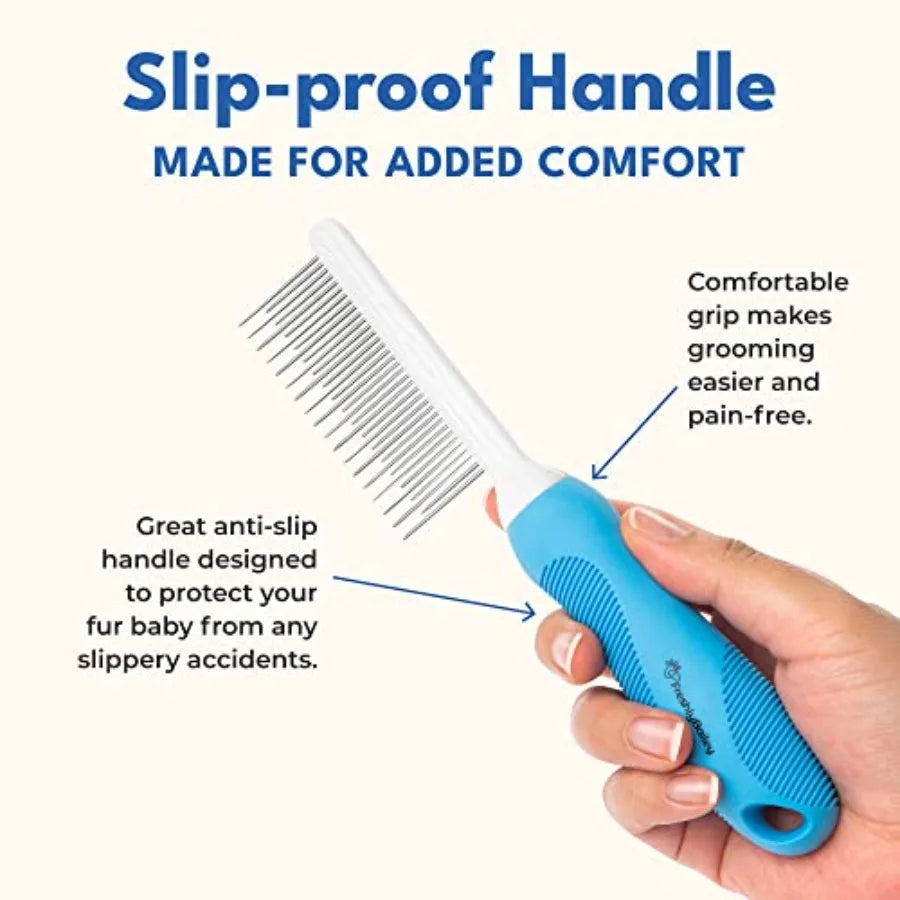 Hign-concerned Hypoallergenic Grooming Comb DetanglerPro For Longer Curly Dogs Cats