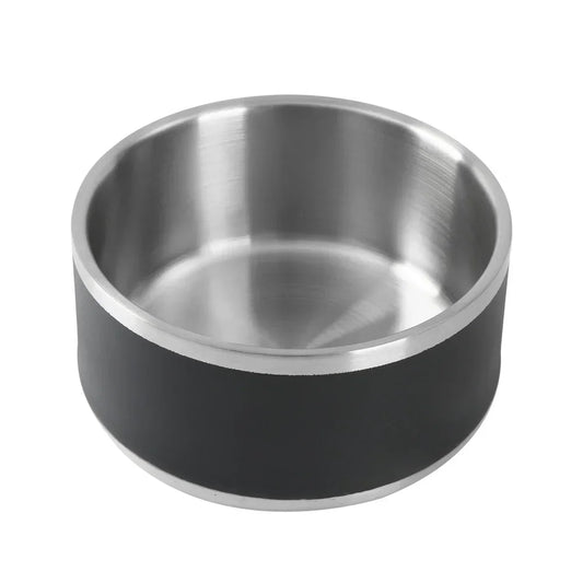 Stainless Steel Double Wall Dog Feeding Bowl Non Skid