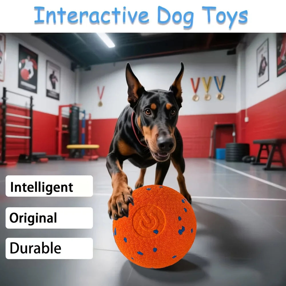 MKULNG Intelligent Interactive Dog Toy with Automatic Movement USB Rechargeable