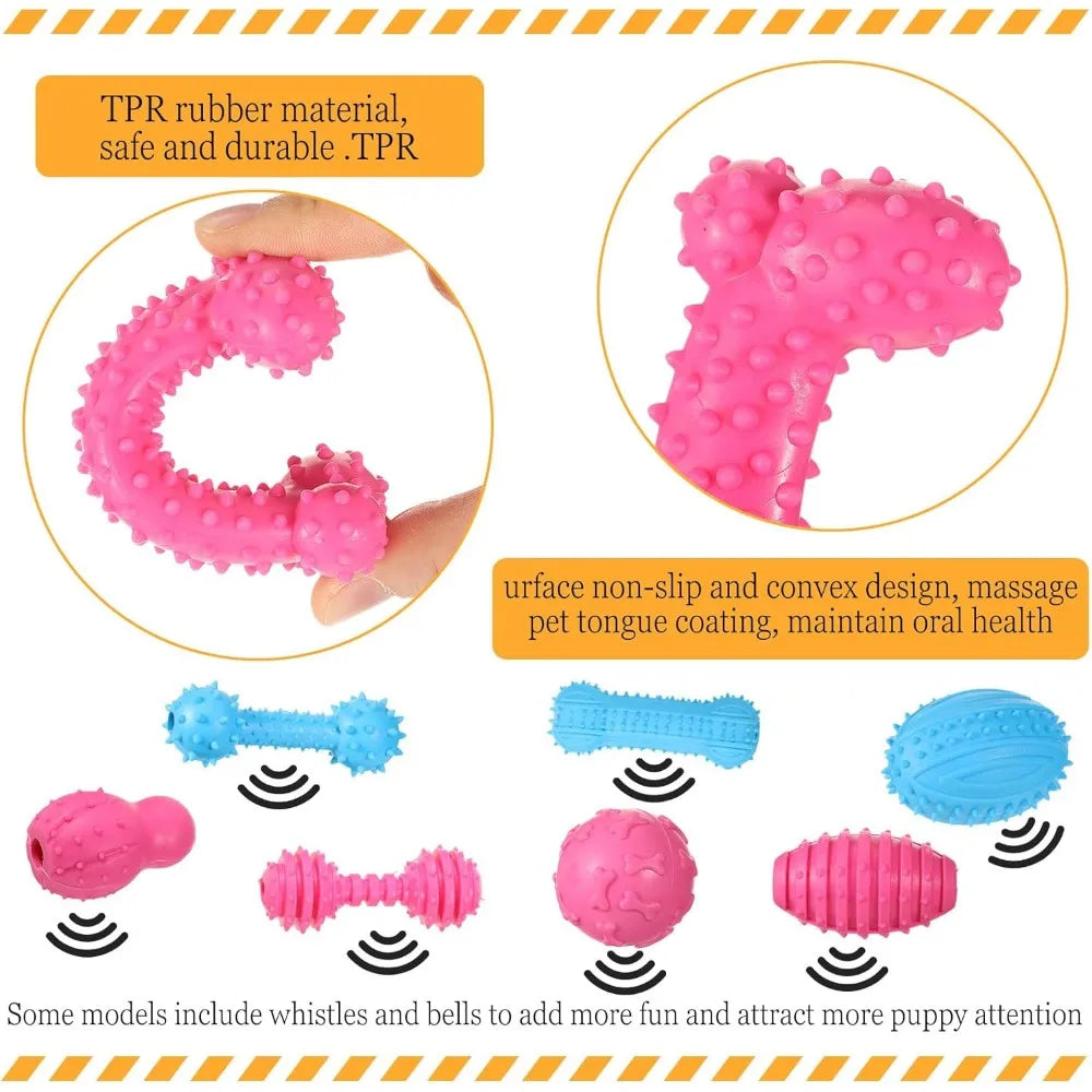 Hign-concerned Puppy Teething Toys 50 Pack Small Dog Chews