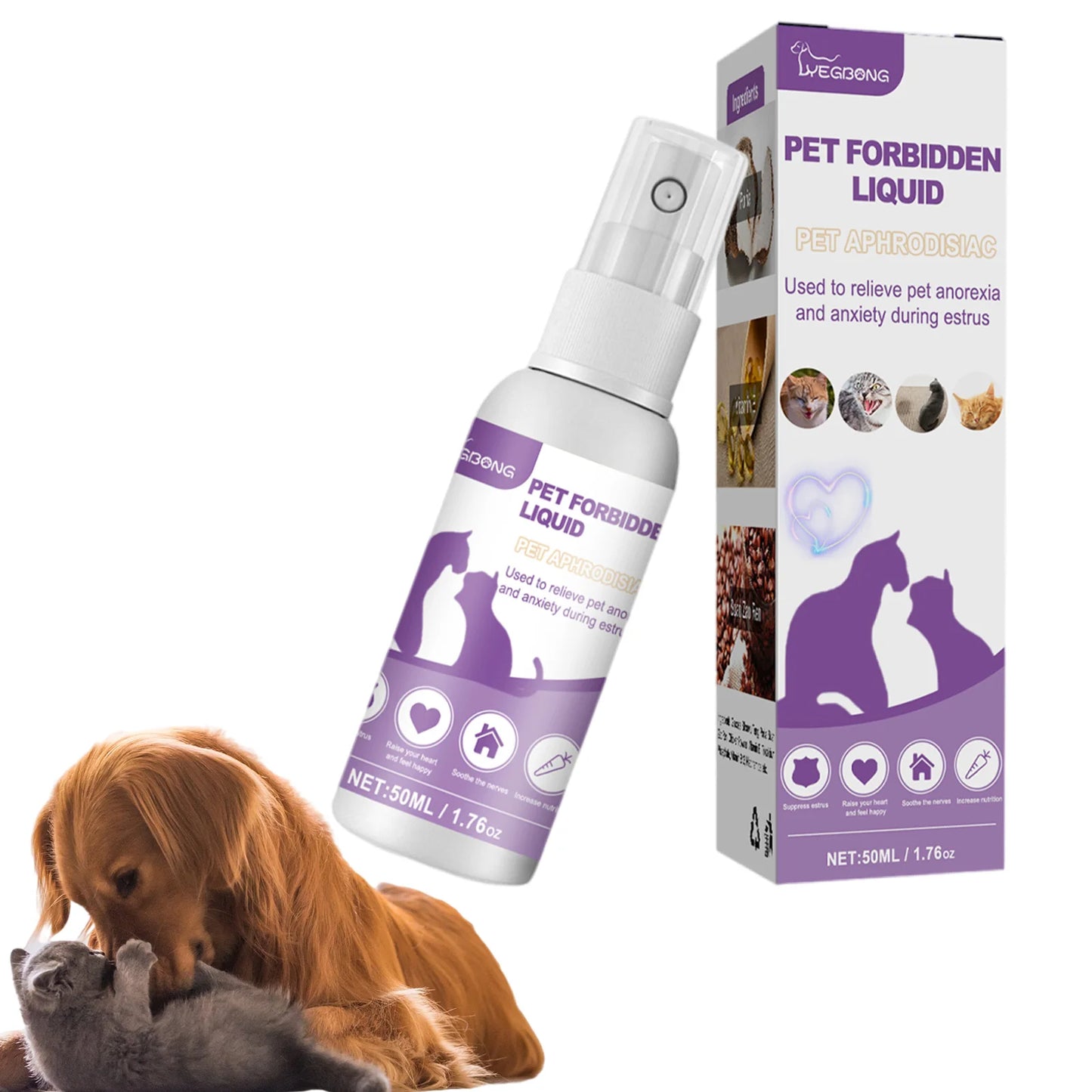 Calming Diffuser For Dogs And Cats Anti Anxiety Liquid Spray