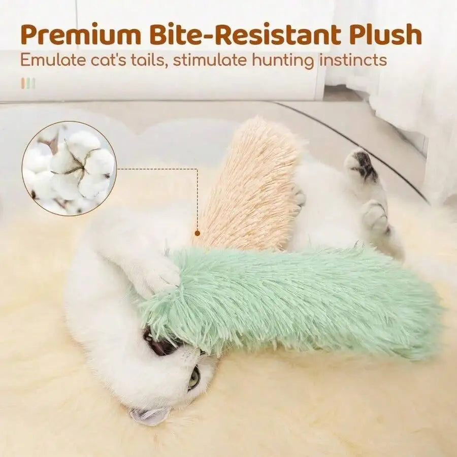 Catnip Plush Toys Set 3 Pack With Crinkle Sound And Interactive Indoor Toy