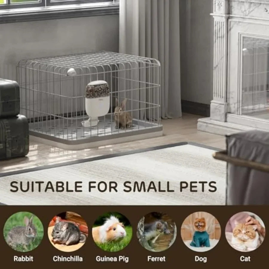 Hign-concerned Smart WiFi Remote-Controlled Timed-Feeding Cage Feeder Rabbits Cats Hamsters