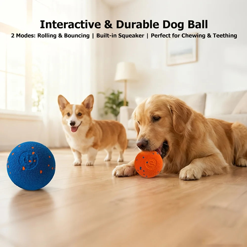 MKULNG Intelligent Interactive Dog Toy with Automatic Movement USB Rechargeable