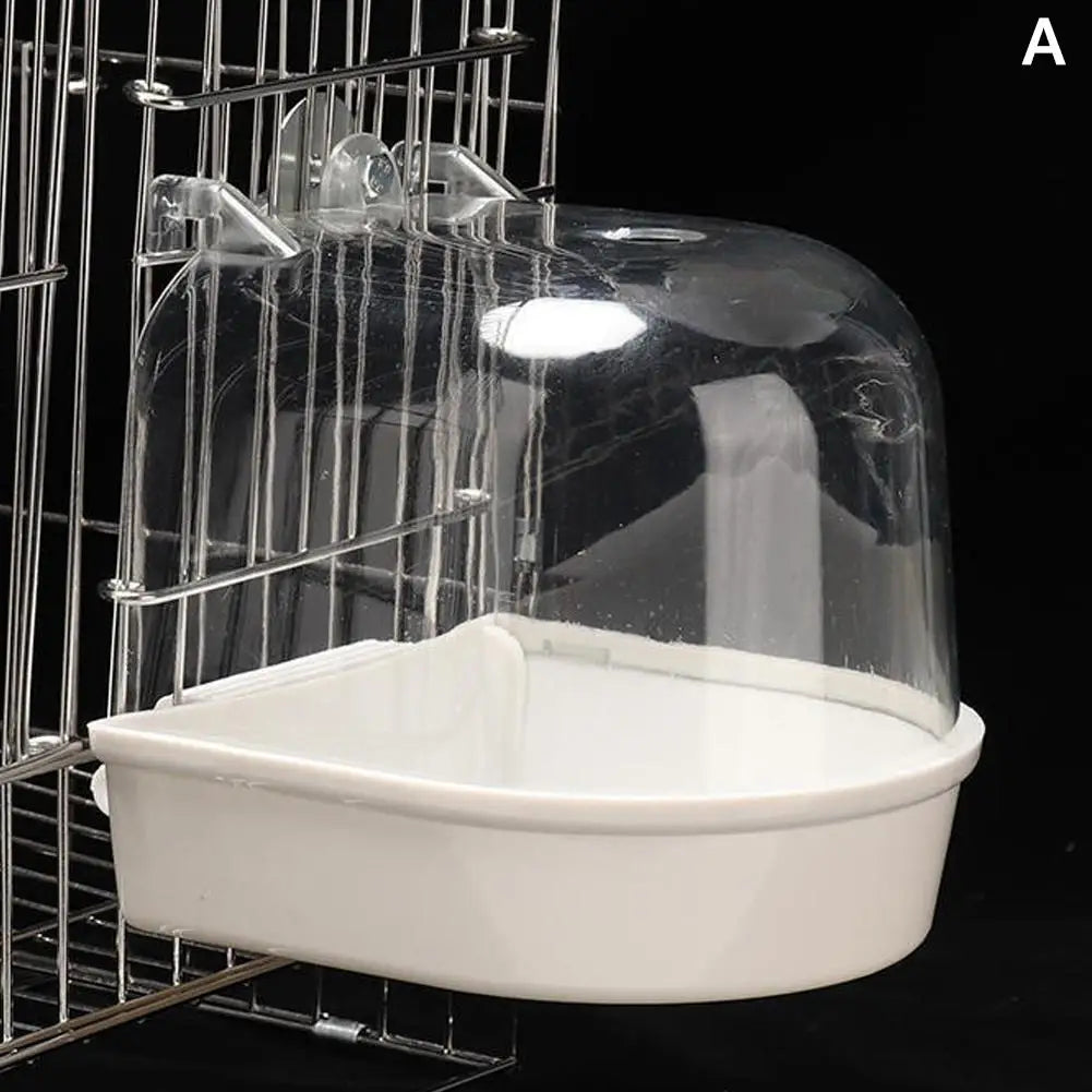 Hanging Bird Bath for Parakeet and Small Birds Cage