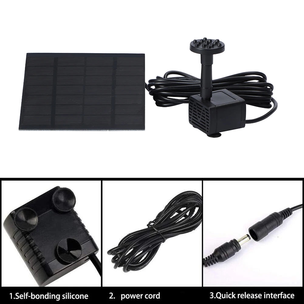 Fixed Form Solar Pond Pump With 6 Nozzles Panel Kit