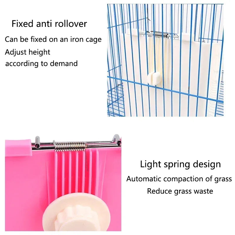 Hign-concerned Premium Rabbit Hay Feeder Holder For Small Animal EnclosureSystem