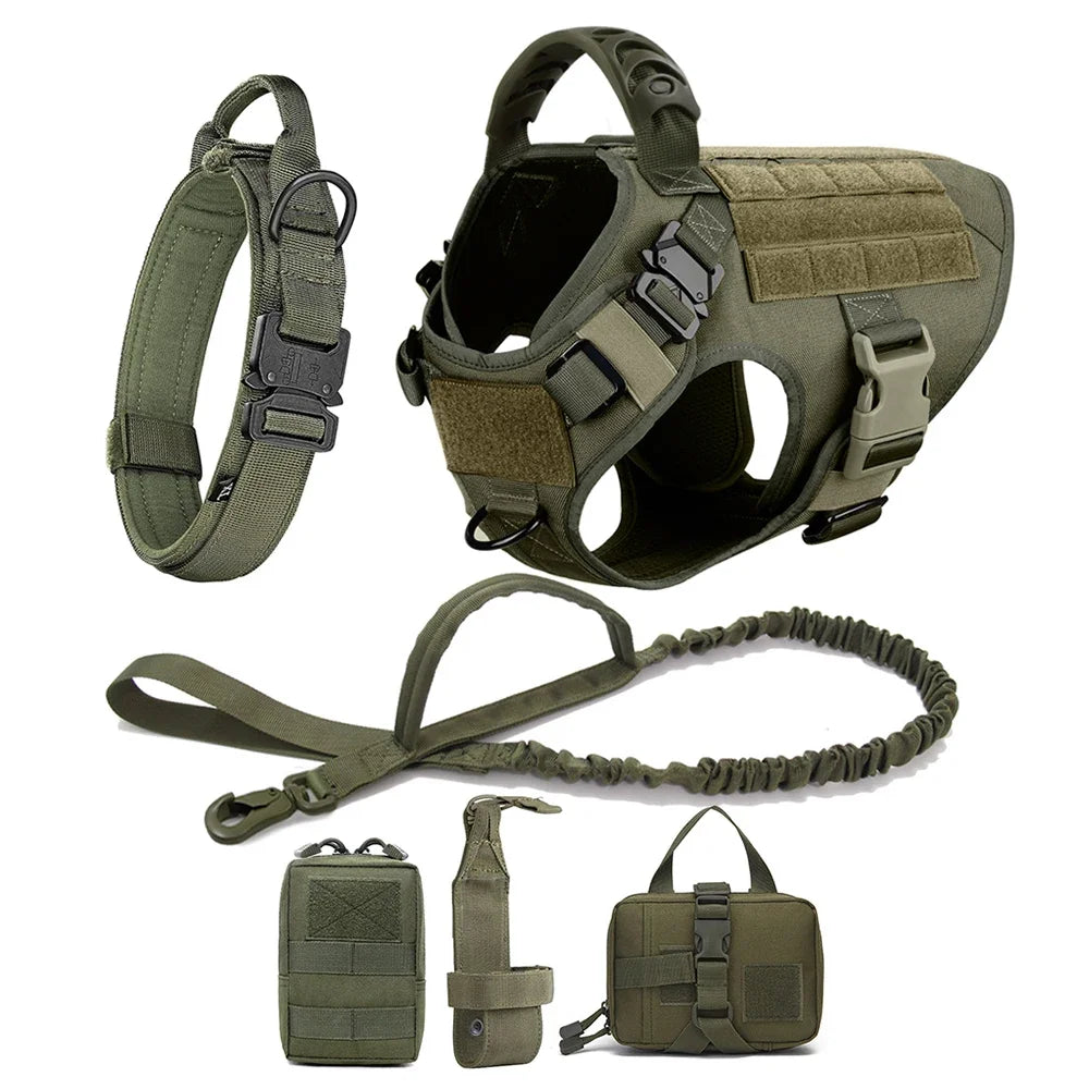 Dog Harness And Leash Vest Set For Medium Large Dogs