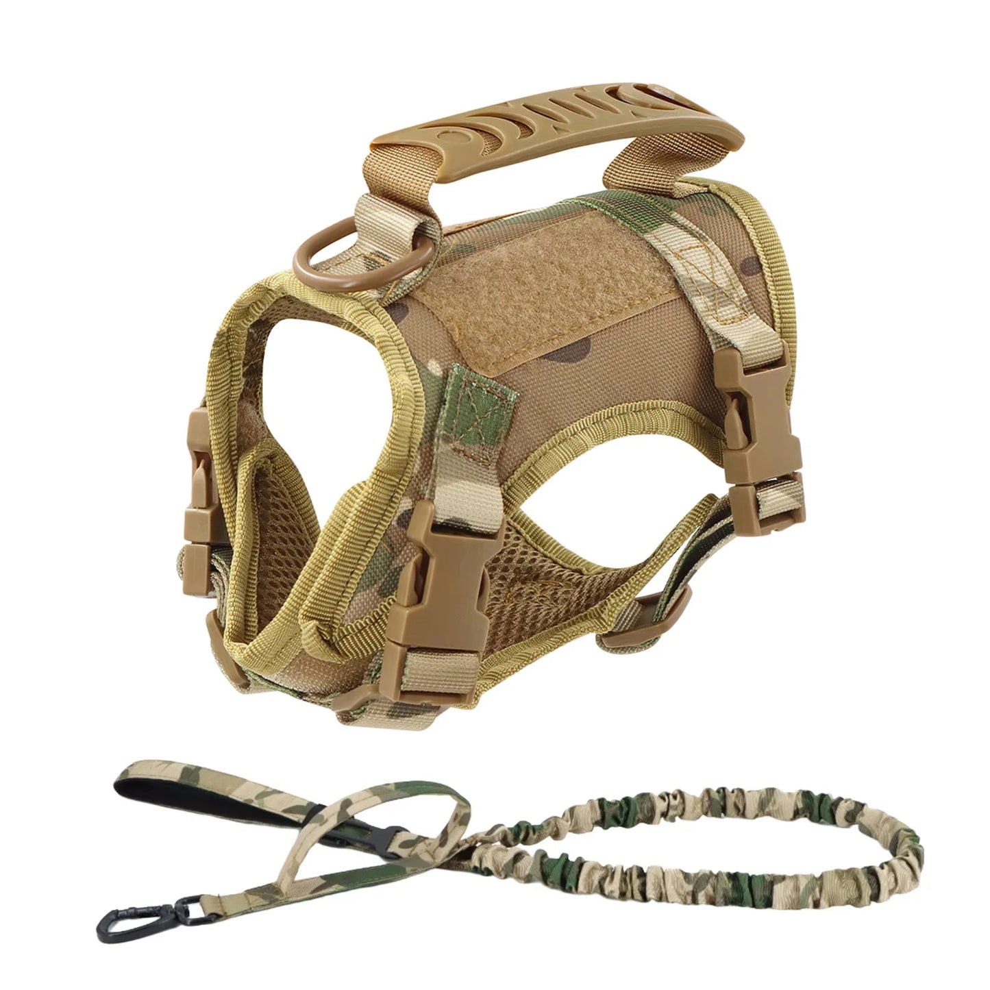 Tactical Puppy Harness Leash Set For Small Dogs Training Kit