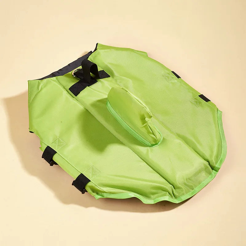 Dog Life Vest Shark Swimsuit With Adjustable Buoyancy