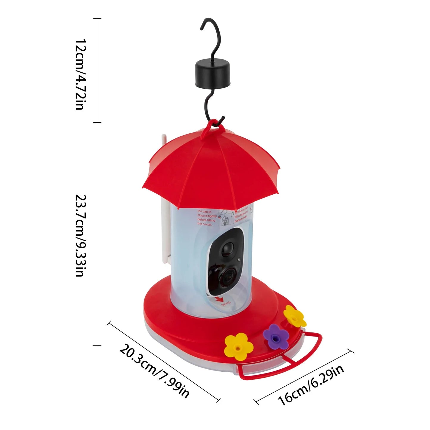 Smart Bird Feeder With Remote Viewing And 128GB SD Card
