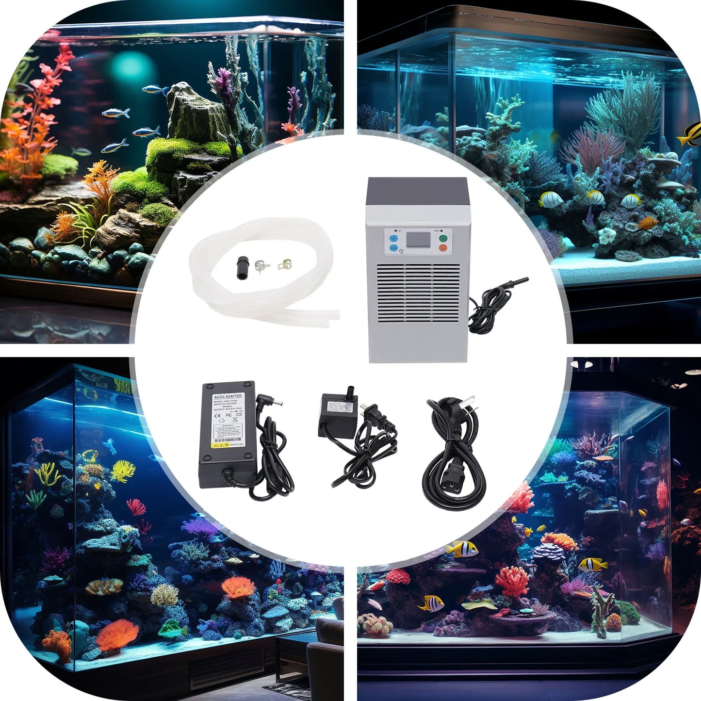 Hign-concerned 100W Fish Tank Cooling Heating Machine 12V