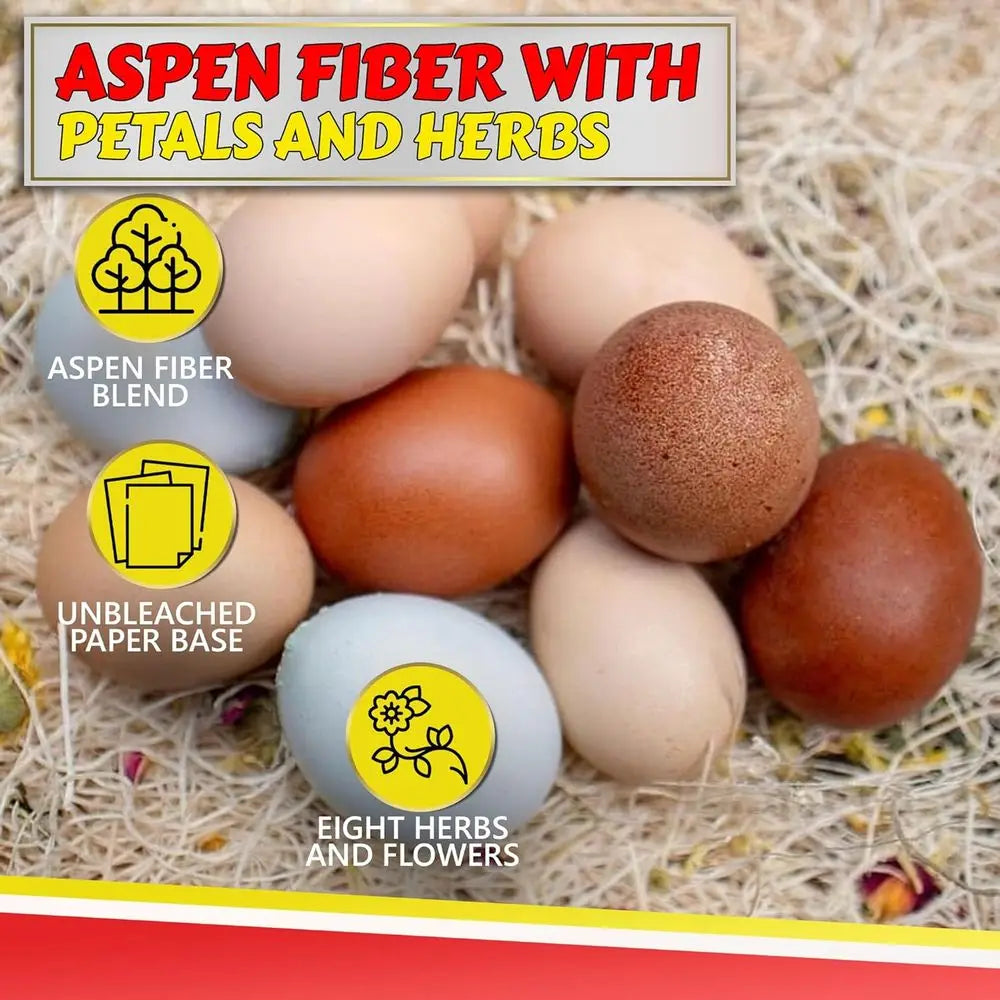 Chicken Nesting Pads With Aromatic Nest Herbs For Egg Laying
