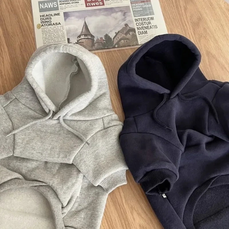 Cotton Letter Hoodie Dog Clothes for French Bulldogs Autumn Winter