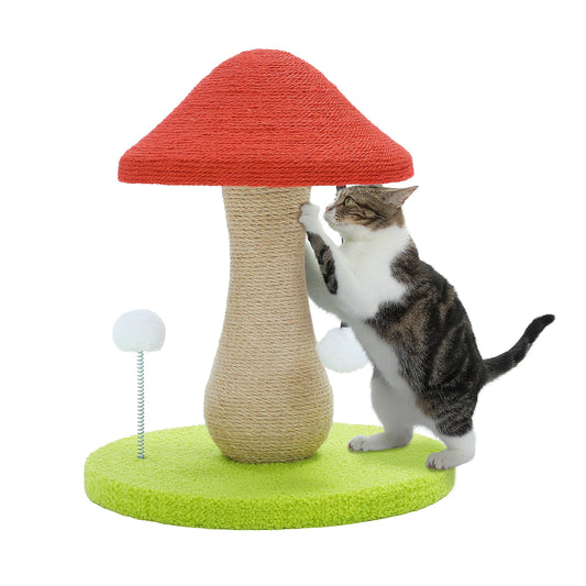 PAWZ Road Mushroom Cat Scratching Post Sisal Covered