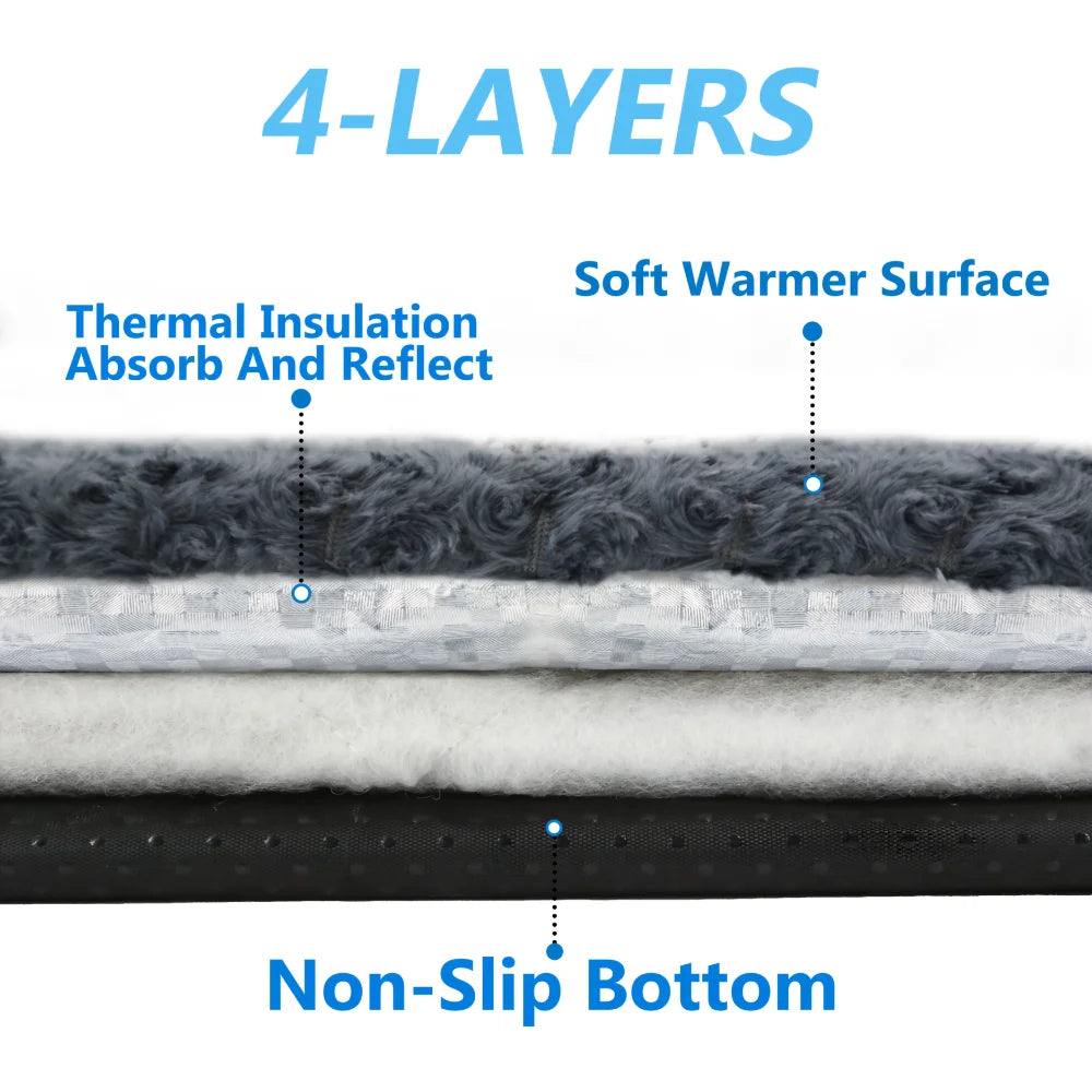 Self Heating Pet Pad For Cats And Dogs Washable Durable