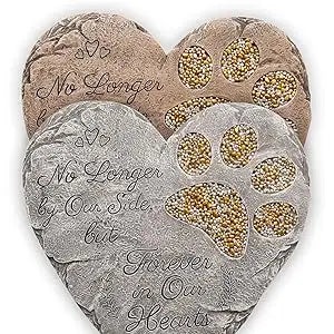 Dog Memorial Stone Rainbow Bridge Keepsake Ornament Heartfelt Gift