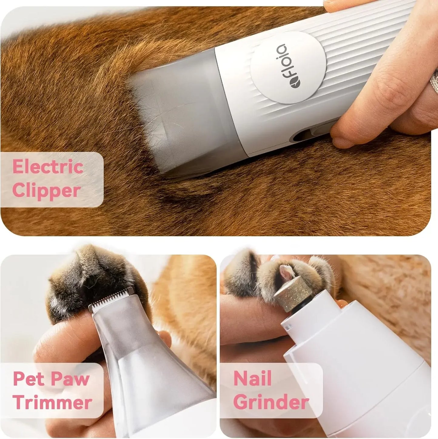 6 in 1 Dog GroomingKit Pro Pet Vacuum for Shedding