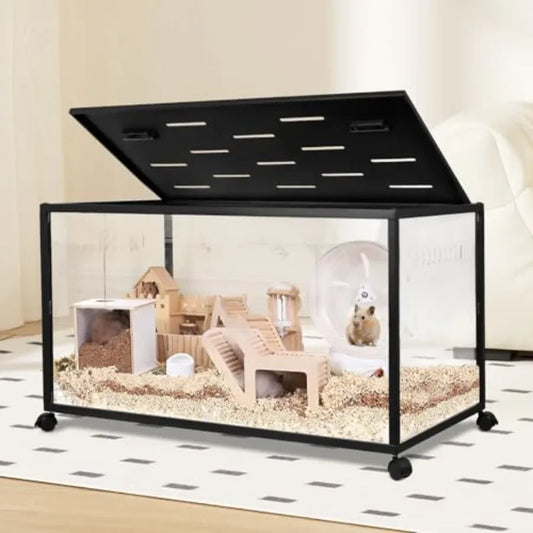 Guangdong 360 Viewing Metal Hamster Cage With Top Access And Easy Assembly For Small Pets