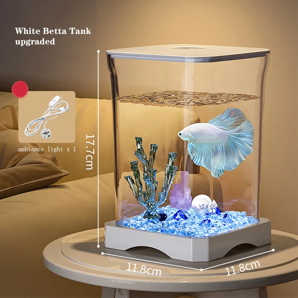 Twister CK Aquarium Starter Kit Mini Desktop Betta Tank
