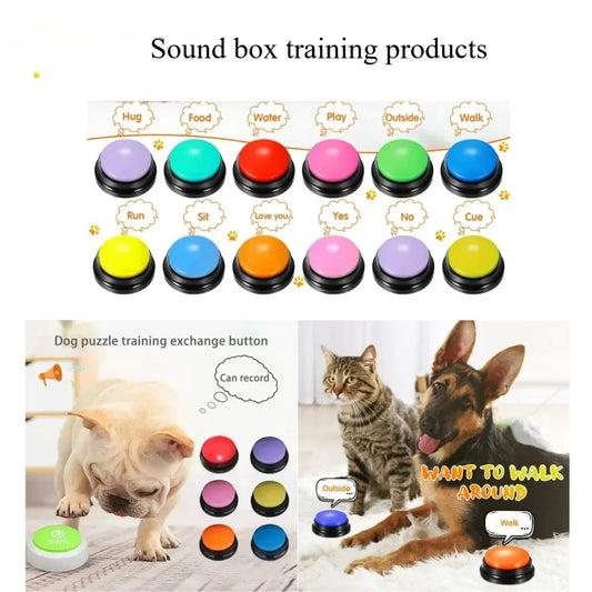 Dog Communication Buttons Voice Recording Buzzer For Pet Training