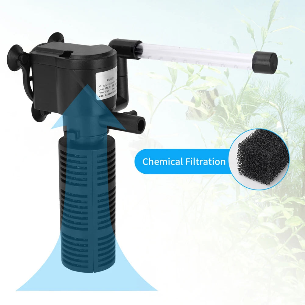 Shunmaii 3 In 1 Aquarium Filter Silent Water Purifier