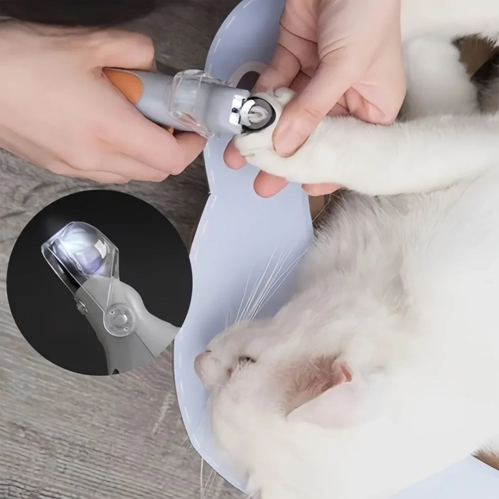 Professional Pet Nail Clipper With LED Light For Pets