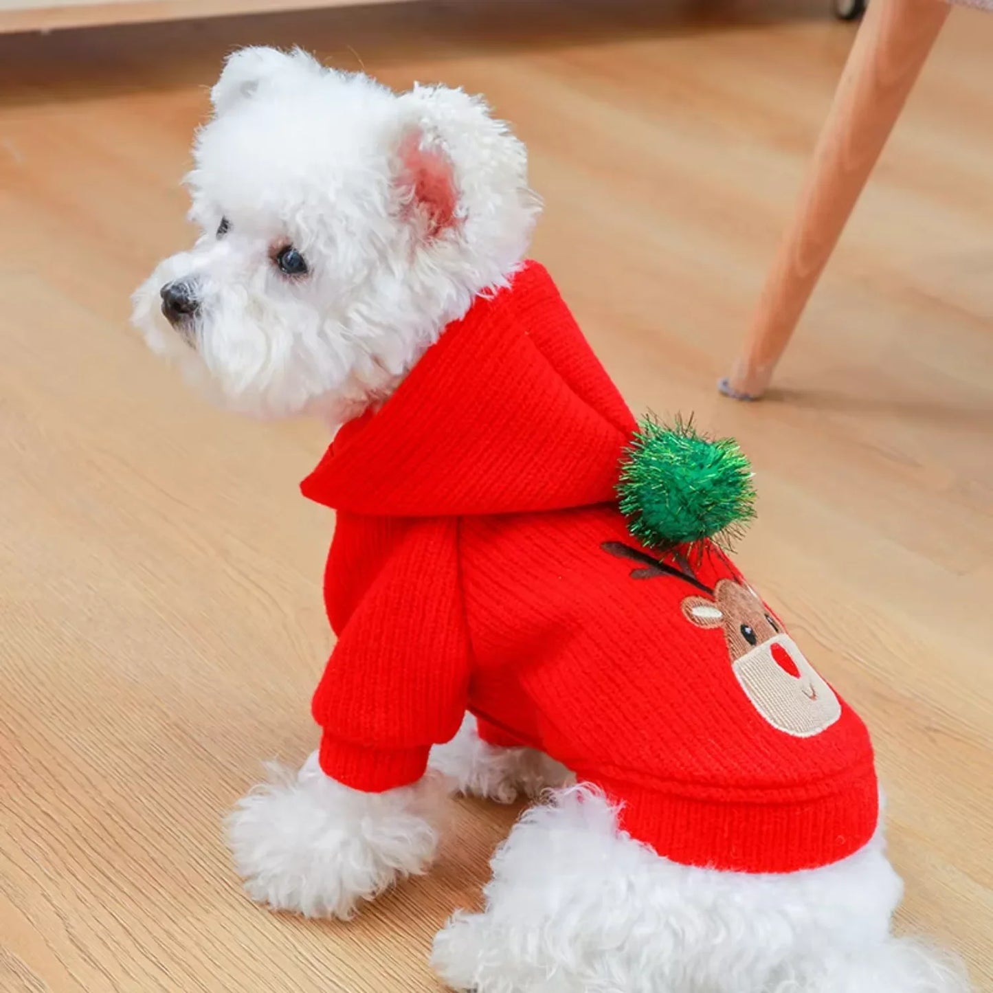 Pet Skirt Dress Winter Christmas Coat For Dogs Cozy