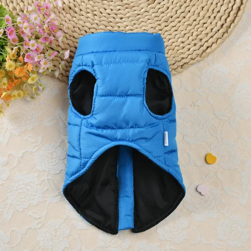 Winter Warm Pet Coat For Small Dogs And Cats Padded Windproof Jacket