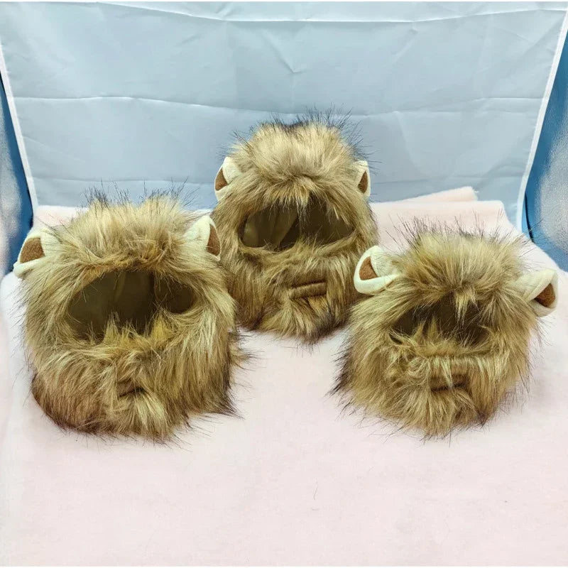 Cat Lion Mane Headpiece Costume Accessory For Pets