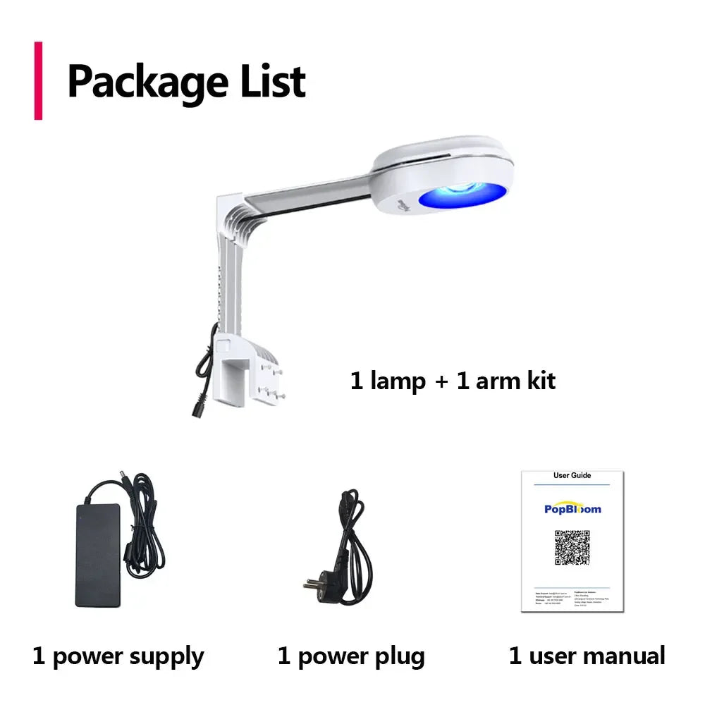 PopBloom RL60 RL90 WiFi Aquarium LED Lighting App Control