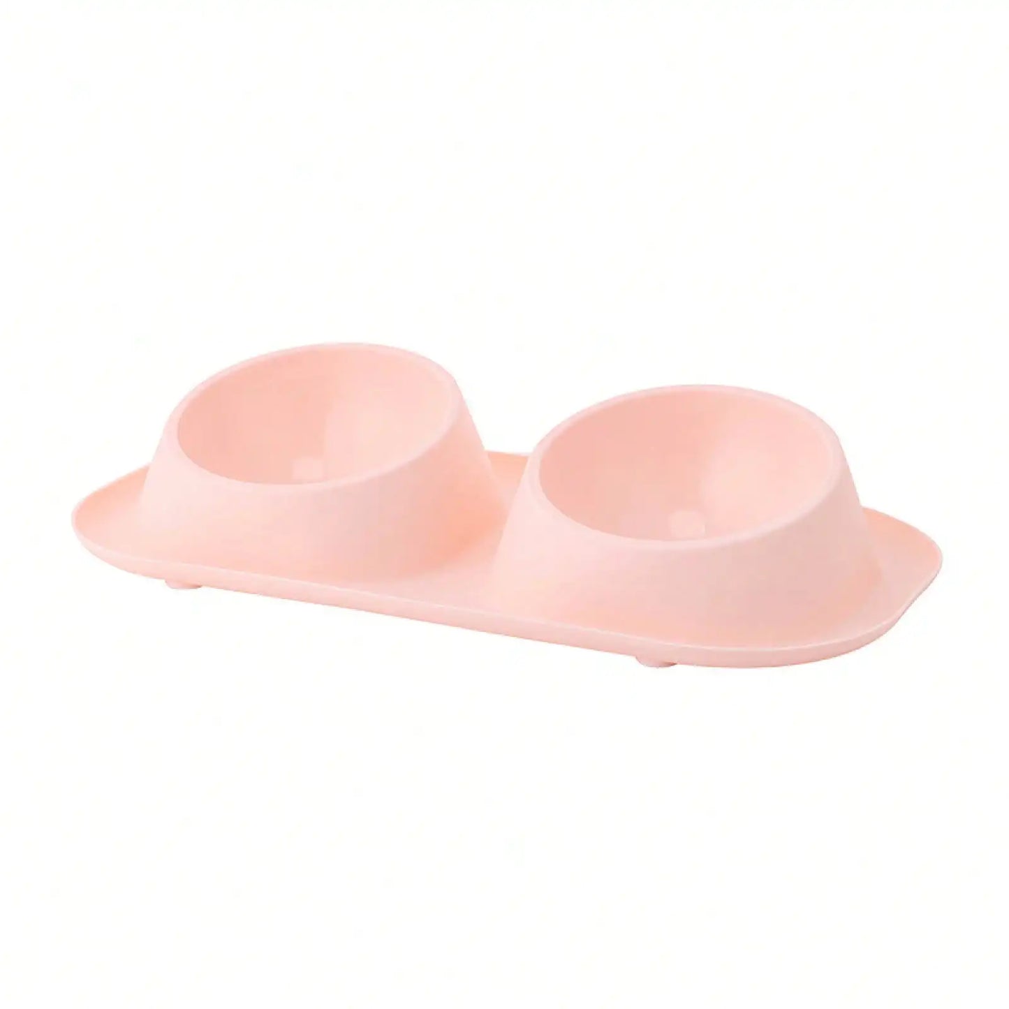 Double Pet Bowls With Non Slip Base Ceramic Food Water