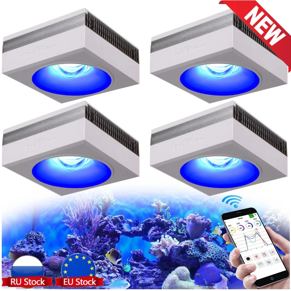 PopBloom RL90 WiFi 100W Aquarium LED Lighting Coral Reef