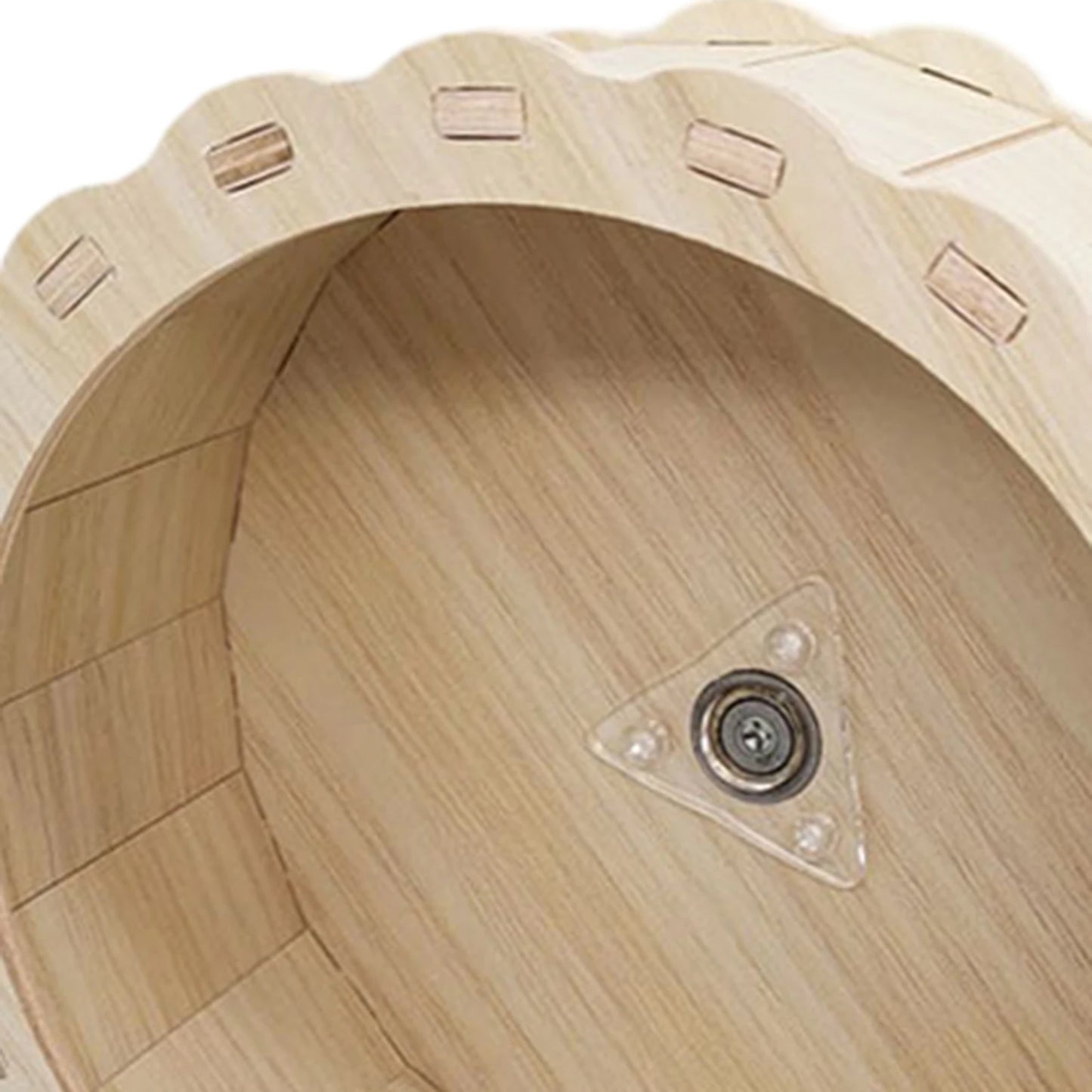 Wooden Hamster Running Wheel Exercise Toy for Small Pets