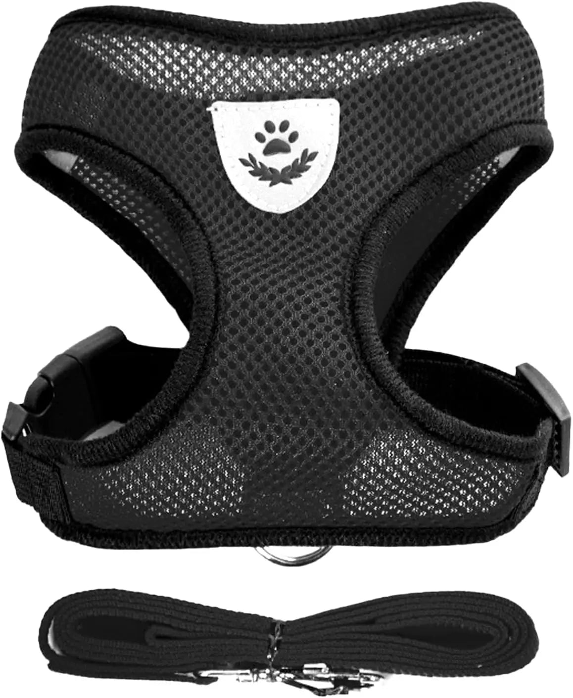 NONECN Cat Chest Harness And Leash Set Summer Mesh Anti Escape Adjustable