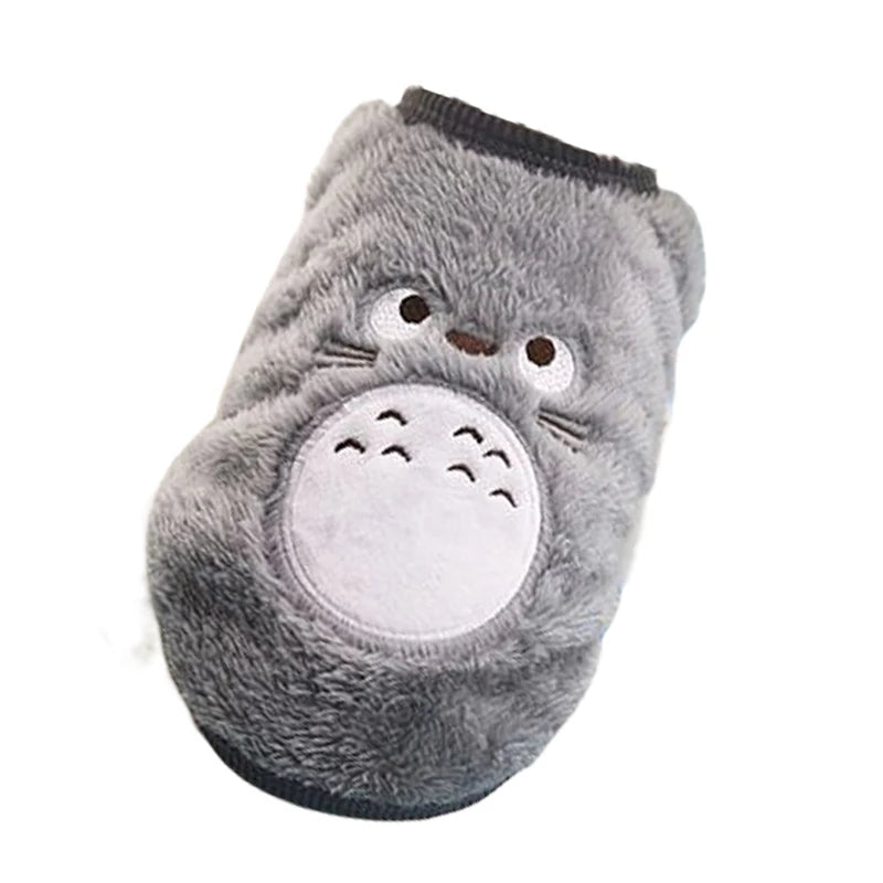 Cute Dog Winter Vest Soft Flannel Puffer Jacket For Dogs
