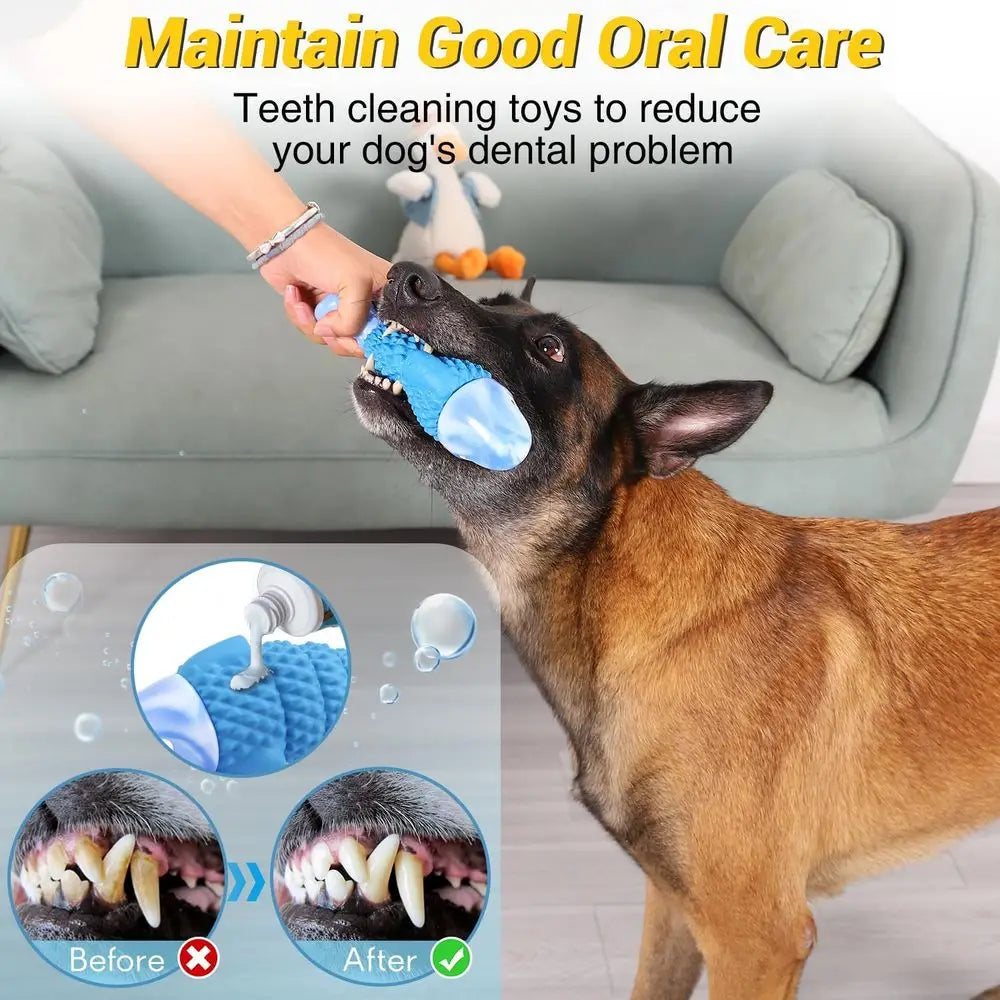 Indestructible Dog Chew Toys For Medium And Large Breeds Squeaky